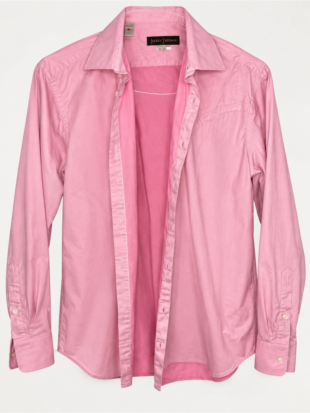 Hickey Freeman Pink Long-Sleeve Button-Down Shirt